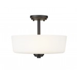 Z-Lite 3 Light Semi Flush Mount