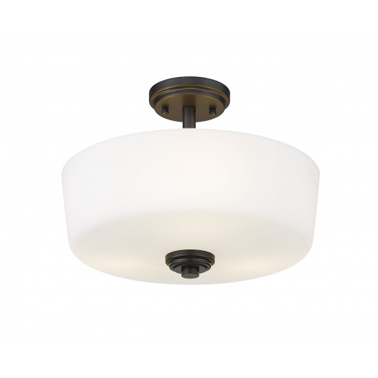 Z-Lite 3 Light Semi Flush Mount