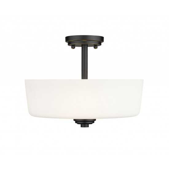 Z-Lite 3 Light Semi Flush Mount