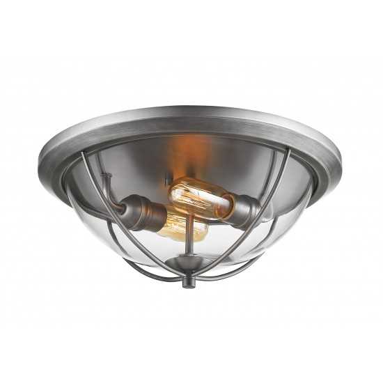 Z-Lite 2 Light Flush Mount