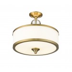 Z-Lite 3 Light Semi Flush Mount