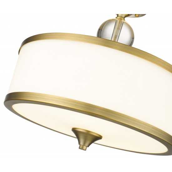 Z-Lite 3 Light Semi Flush Mount