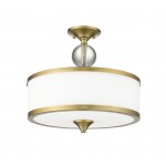 Z-Lite 3 Light Semi Flush Mount