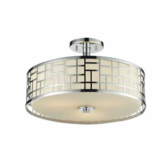 Z-Lite 3 Light Semi Flush Mount