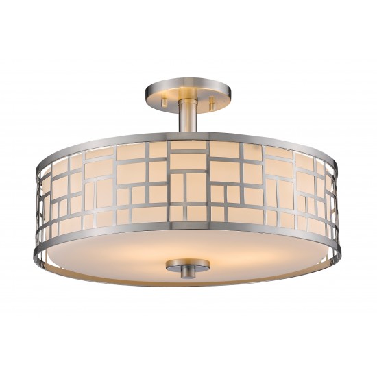 Z-Lite 3 Light Semi Flush Mount