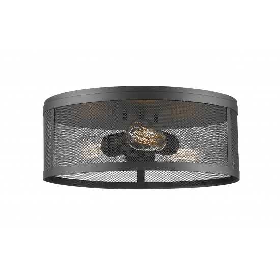 Z-Lite 3 Light Flush Mount