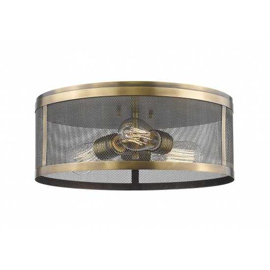 Z-Lite 3 Light Flush Mount