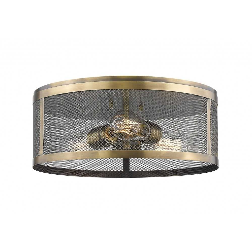 Z-Lite 3 Light Flush Mount