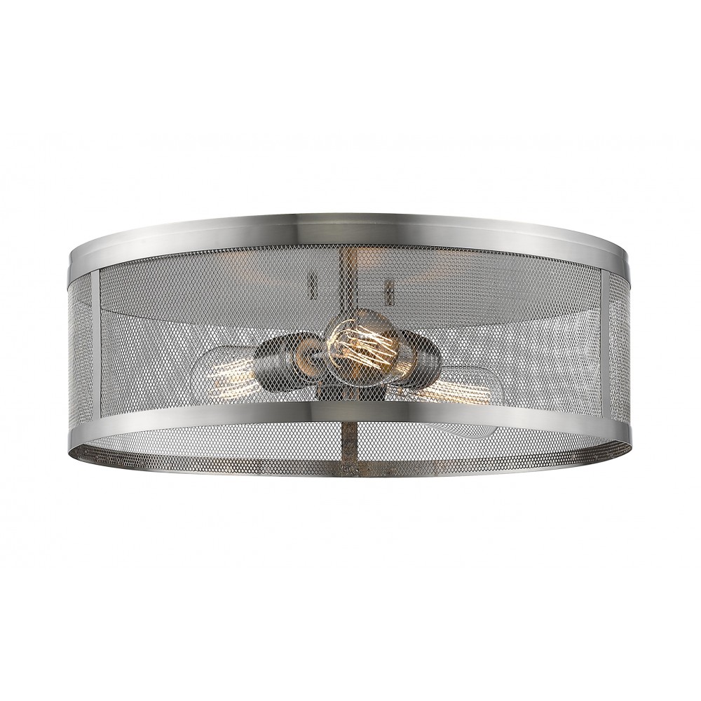 Z-Lite 3 Light Flush Mount