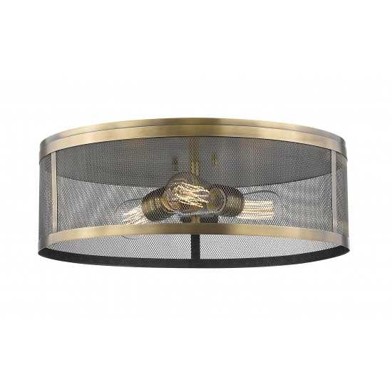 Z-Lite 3 Light Flush Mount