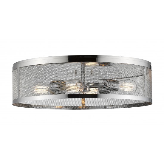 Z-Lite 4 Light Flush Mount