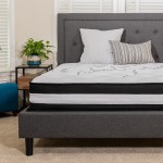 Capri Comfortable Sleep 12 Inch CertiPUR-US Certified Foam and Pocket Spring Mattress, Twin Mattress in a Box