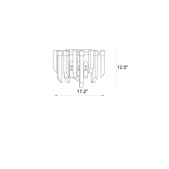 Z-Lite 4 Light Flush Mount