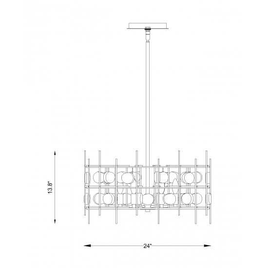 Z-Lite 6 Light Chandelier