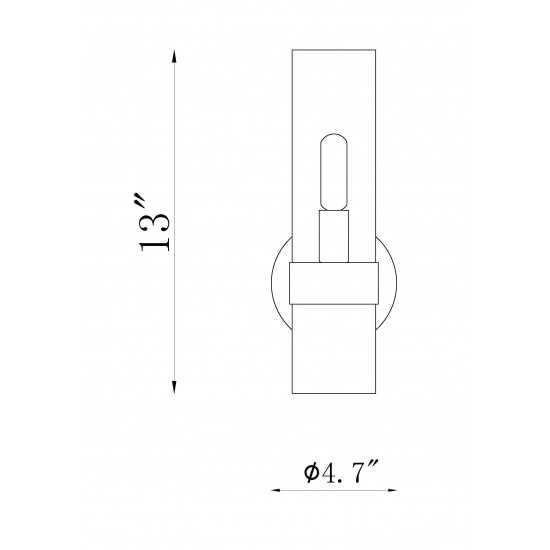 Z-Lite 1 Light Wall Sconce