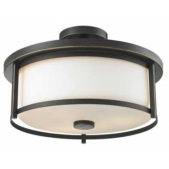 Z-Lite 3 Light Semi Flush Mount