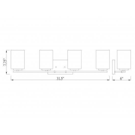 Z-Lite 4 Light Vanity