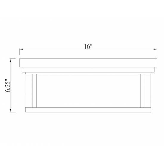 Z-Lite 3 Light Flush Mount