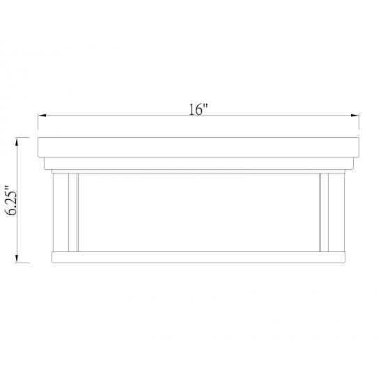 Z-Lite 3 Light Flush Mount