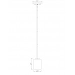 Z-Lite 1 Light Mini Pendant