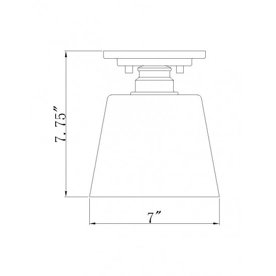 Z-Lite 1 Light Flush Mount