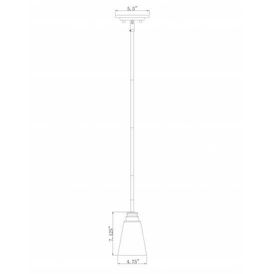 Z-Lite 1 Light Mini Pendant