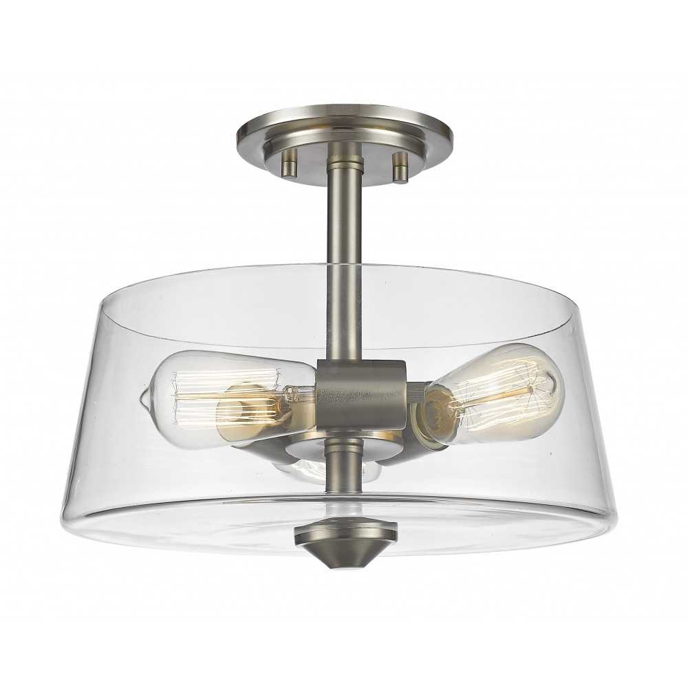 Z-Lite 3 Light Semi Flush Mount