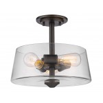 Z-Lite 3 Light Semi Flush Mount