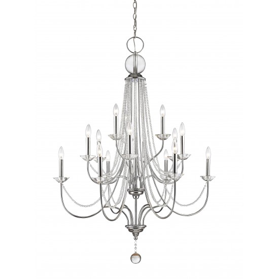 Z-Lite 15 Light Crystal Chandelier