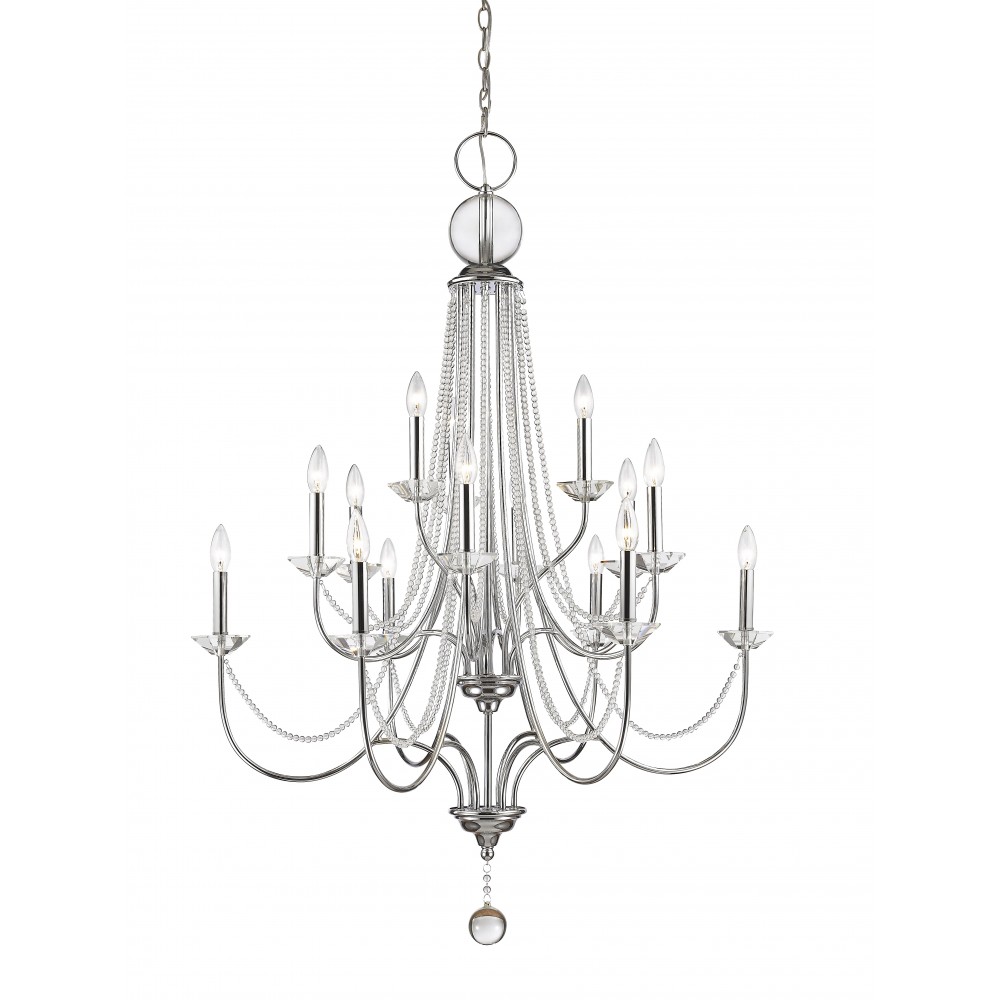 Z-Lite 15 Light Crystal Chandelier Z-Lite 15 Light Crystal Chandelier