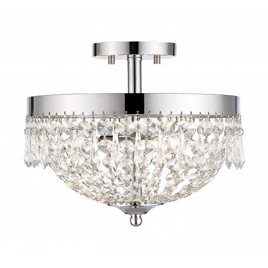 Z-Lite 3 Light Semi Flush Mount