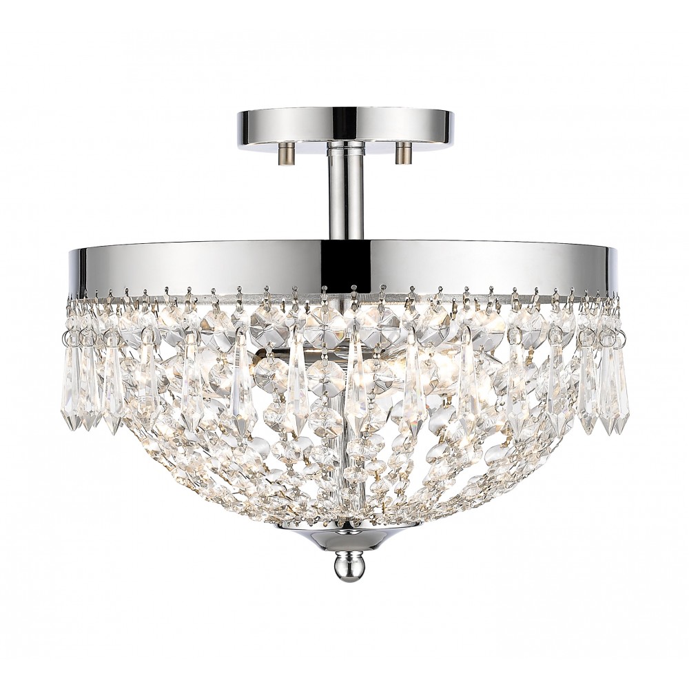 Z-Lite 3 Light Semi Flush Mount Z-Lite 3 Light Semi Flush Mount