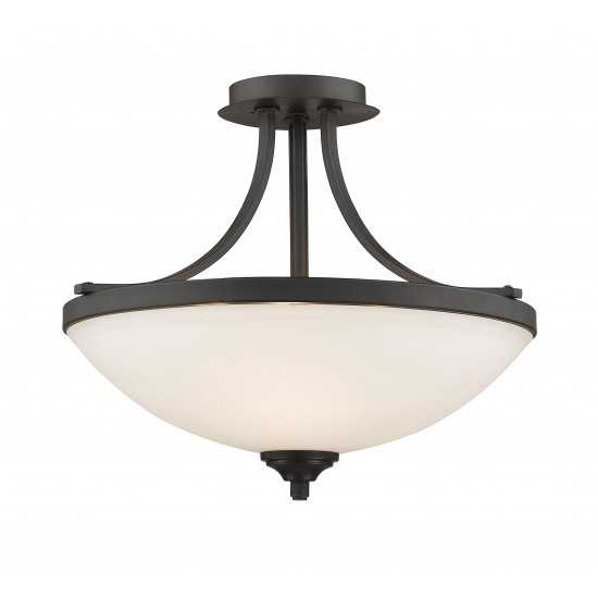 Z-Lite 3 Light Semi Flush Mount