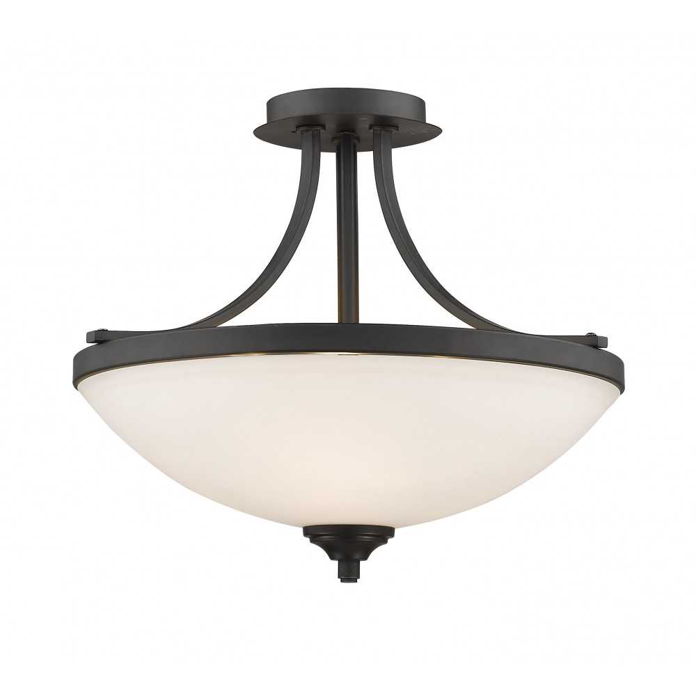 Z-Lite 3 Light Semi Flush Mount Z-Lite 3 Light Semi Flush Mount