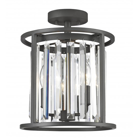 Z-Lite 3 Light Semi Flush Mount