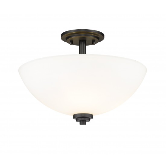 Z-Lite 3 Light Semi Flush Mount