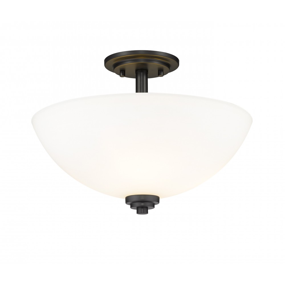Z-Lite 3 Light Semi Flush Mount Z-Lite 3 Light Semi Flush Mount