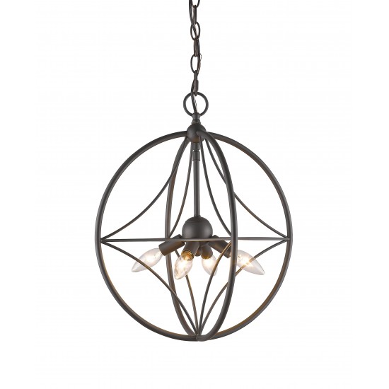 Z-Lite 4 Light Pendant