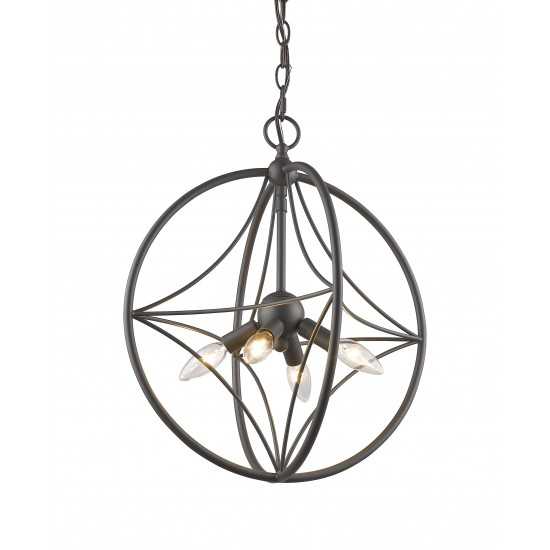 Z-Lite 4 Light Pendant