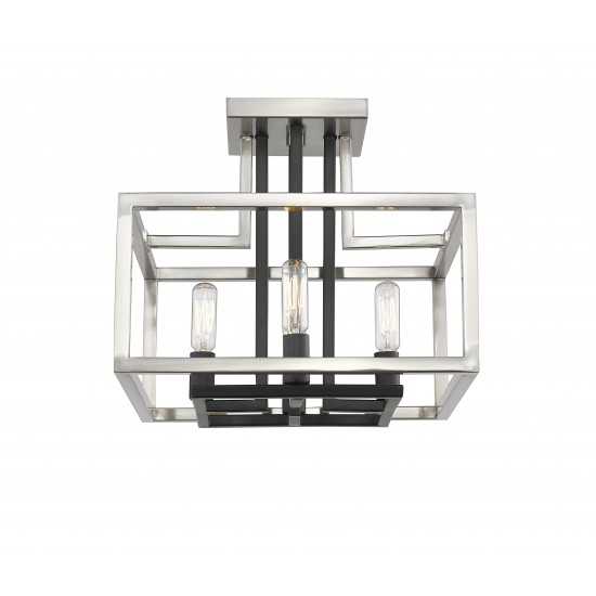 Z-Lite 4 Light Semi Flush Mount