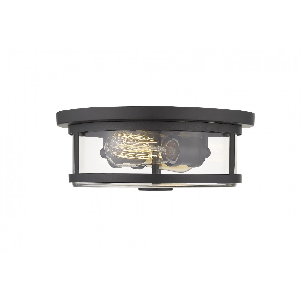 Z-Lite 2 Light Flush Mount Z-Lite 2 Light Flush Mount