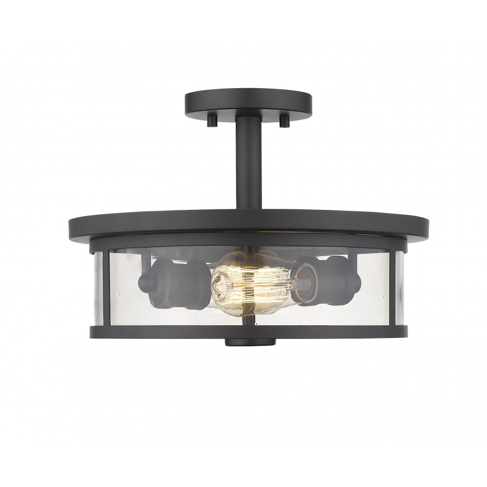 Z-Lite 2 Light Semi Flush Mount