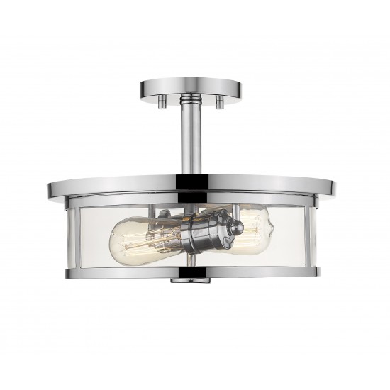 Z-Lite 2 Light Semi Flush Mount