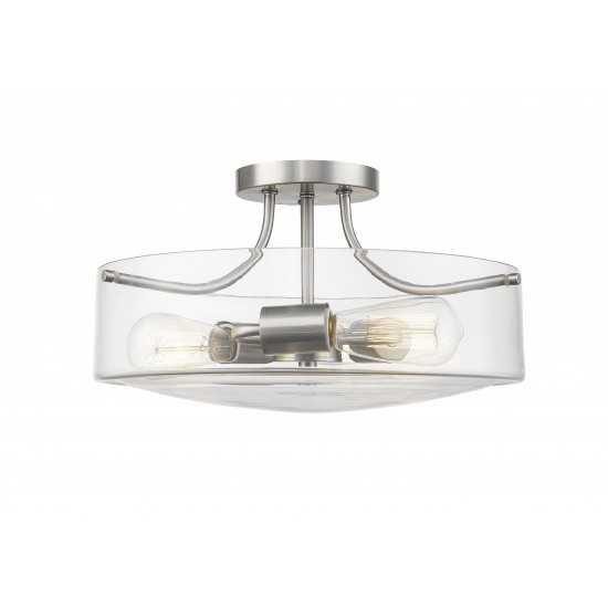 Z-Lite 3 Light Semi Flush Mount