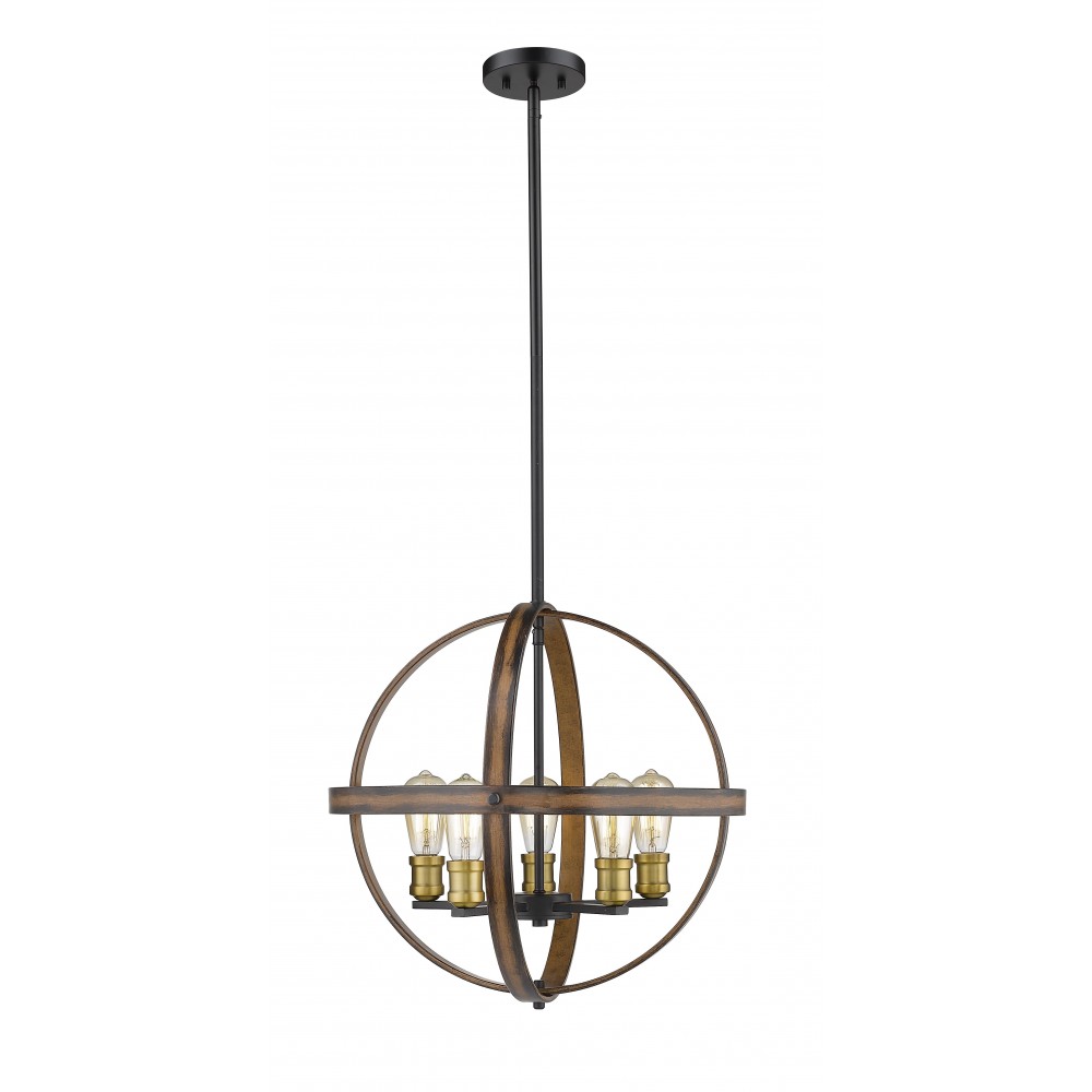 Z-Lite 5 Light Pendant