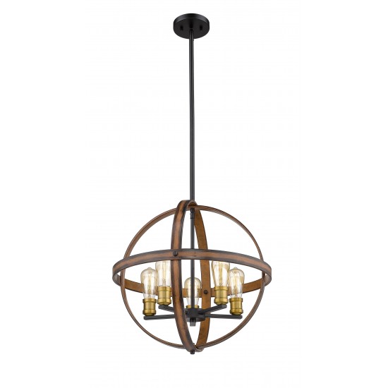 Z-Lite 5 Light Pendant