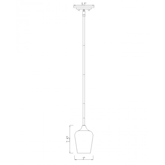 Z-Lite 1 Light Mini Pendant