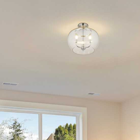 Z-Lite 3 Light Semi Flush Mount