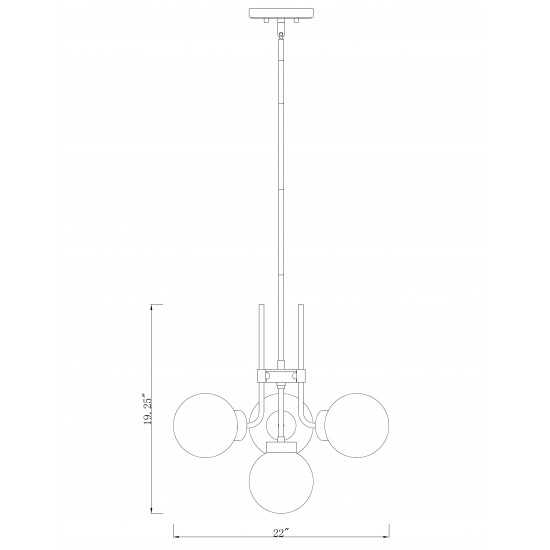 Z-Lite 4 Light Chandelier