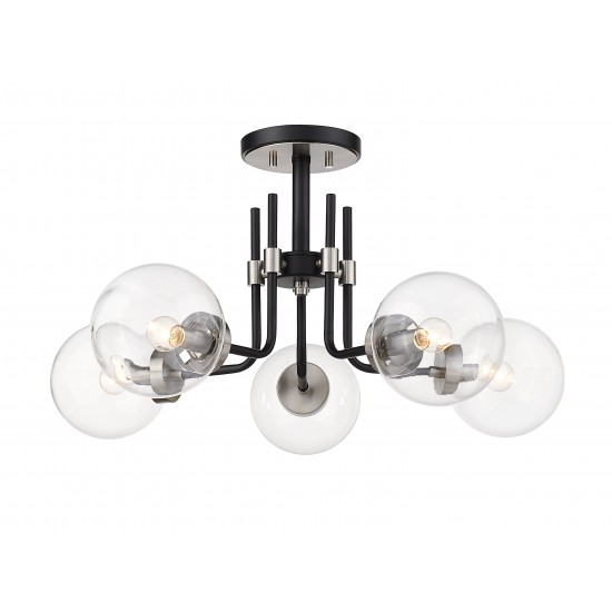 Z-Lite 5 Light Semi Flush Mount